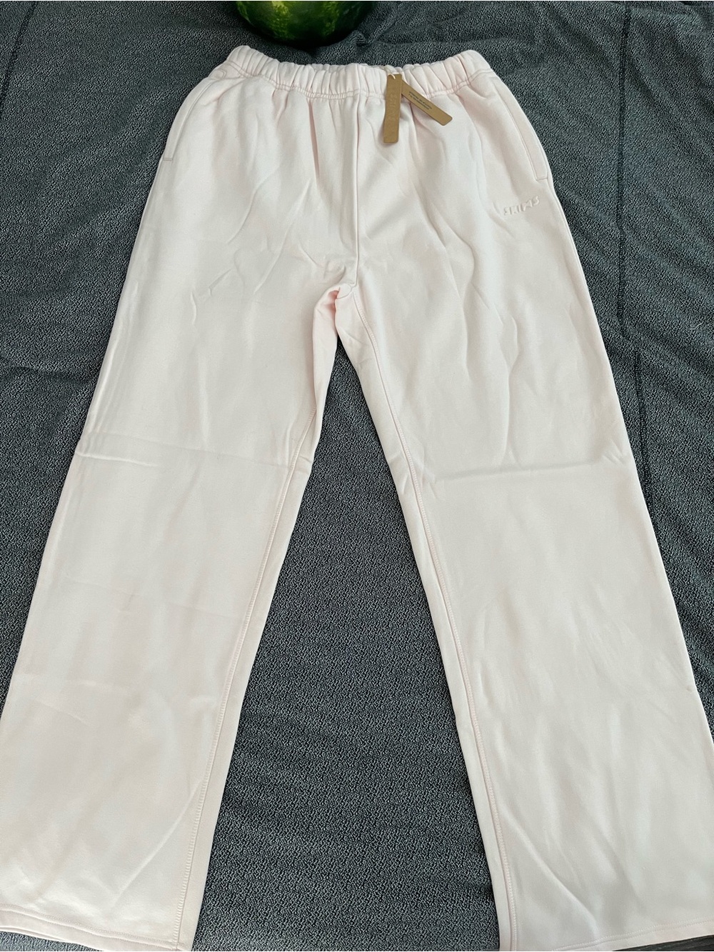 SKIMS Light Pink Straight Leg Pull-On Pants